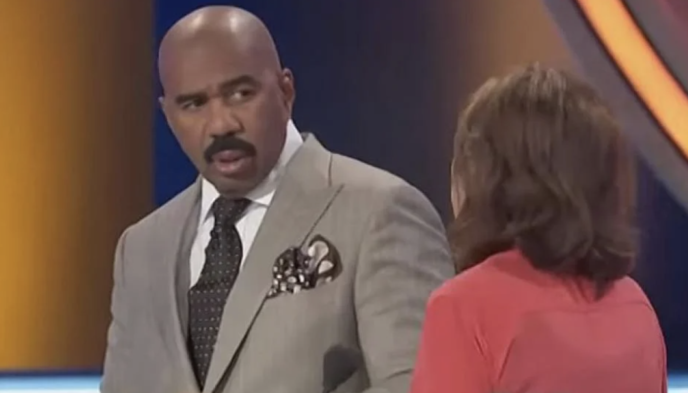 Steve Harvey looking confused