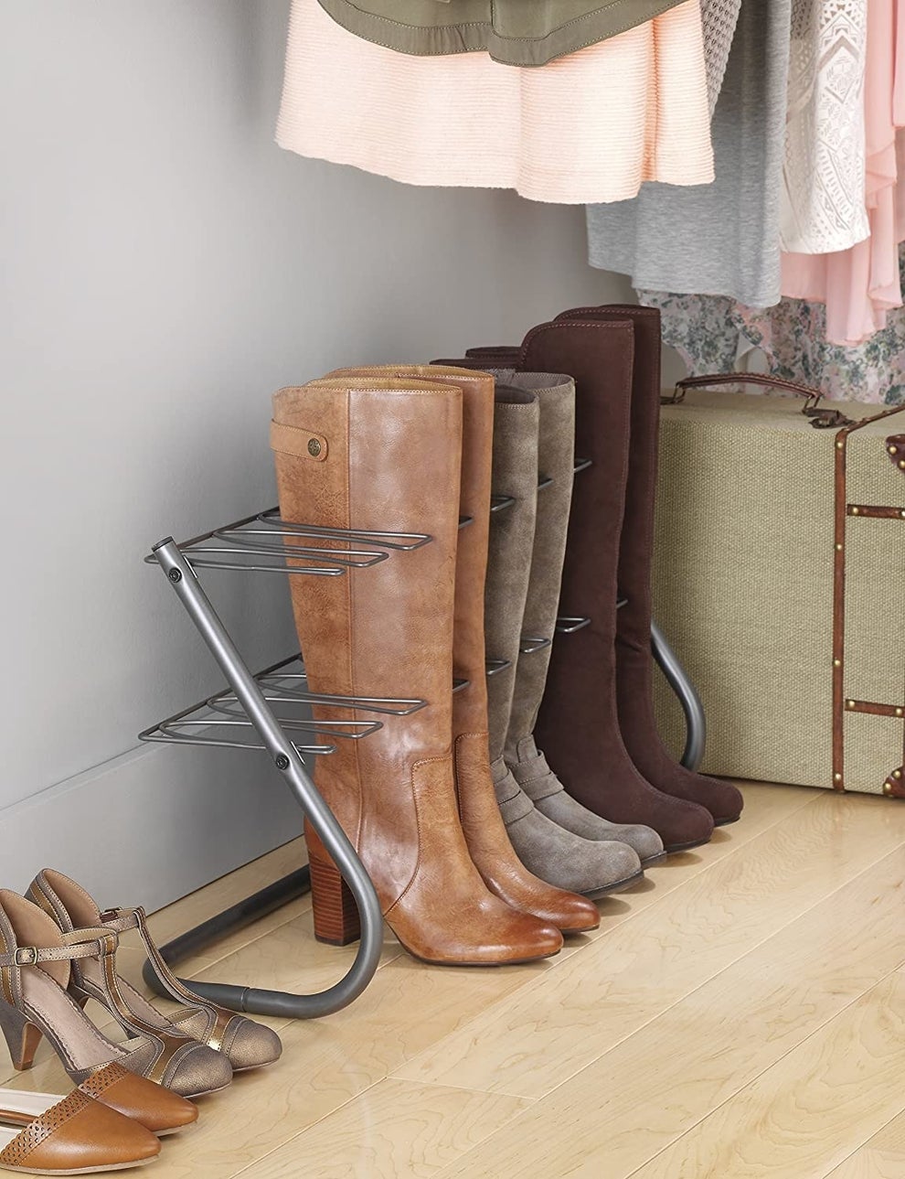 Easy Storage for Winter Boots, Keeps Them Upright-No Slouching or Falling  Over