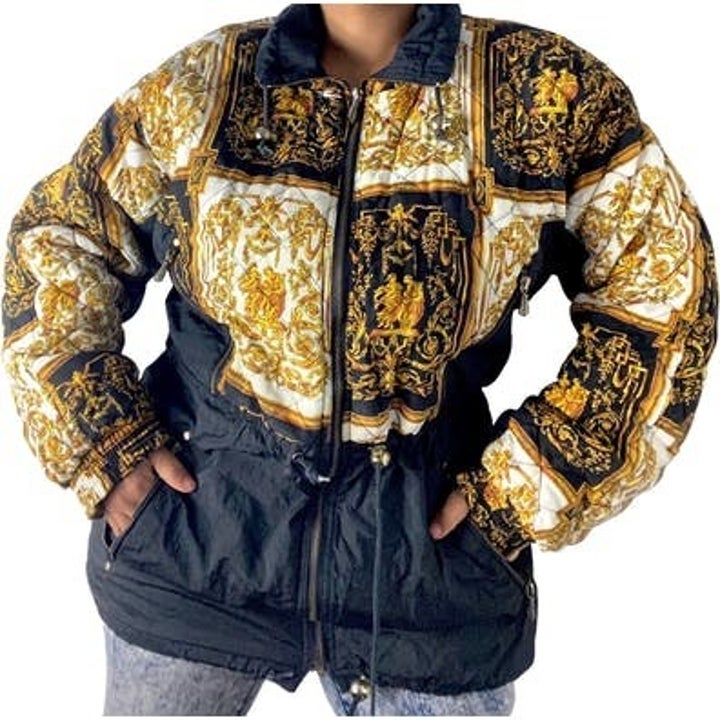 a versace-inspired jacket