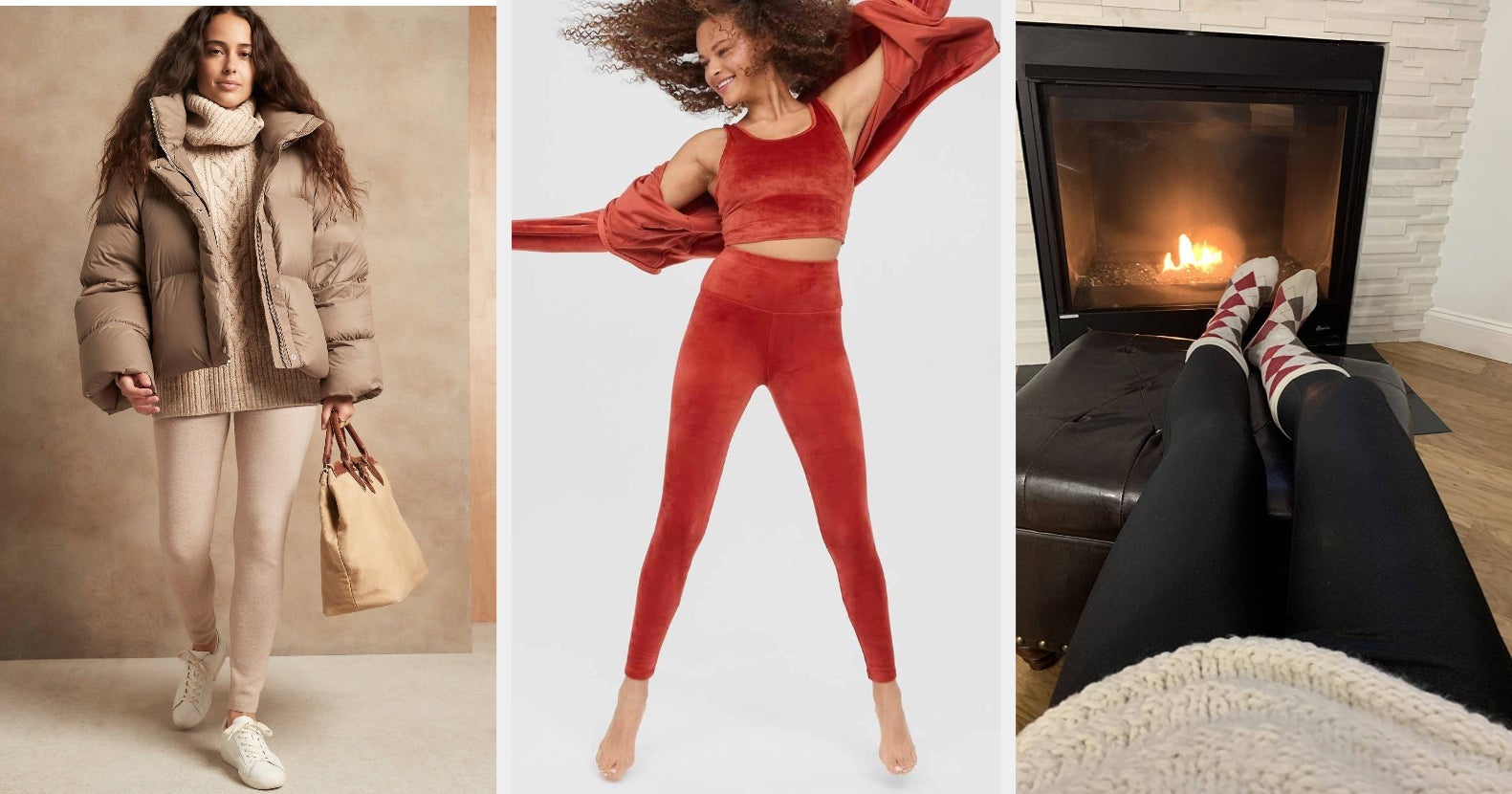 Fleece Lined Leggings Womens Fashion High Waist Tummy Control Leggings for  Women Winter Warm
