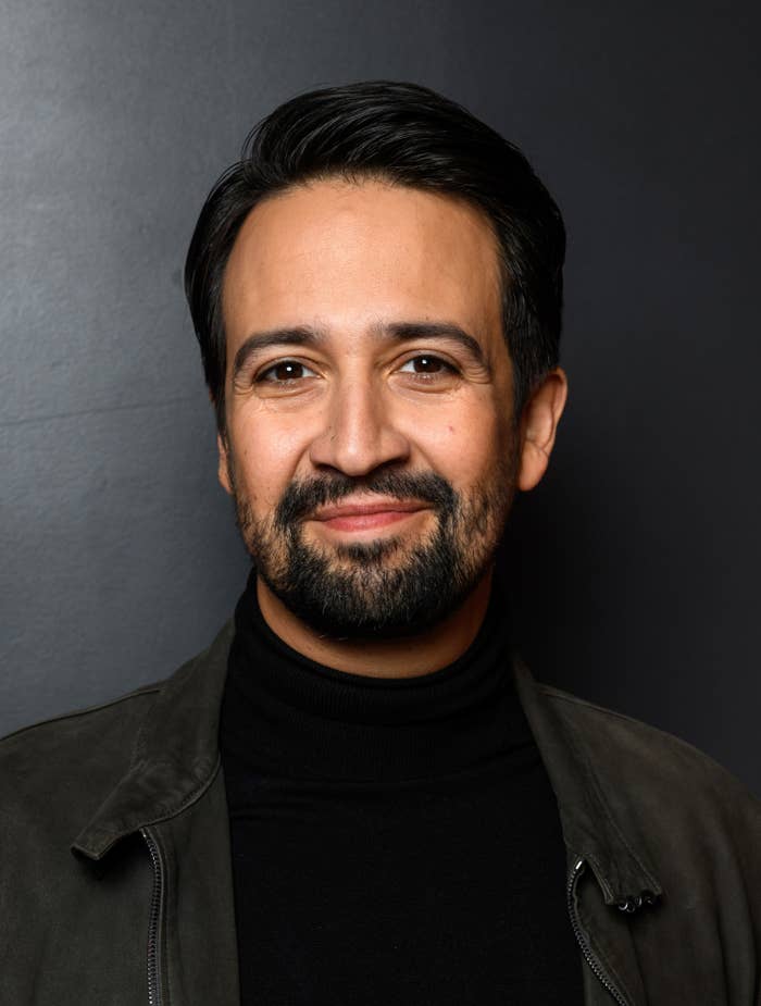 Lin-Manuel Miranda smiles for the camera