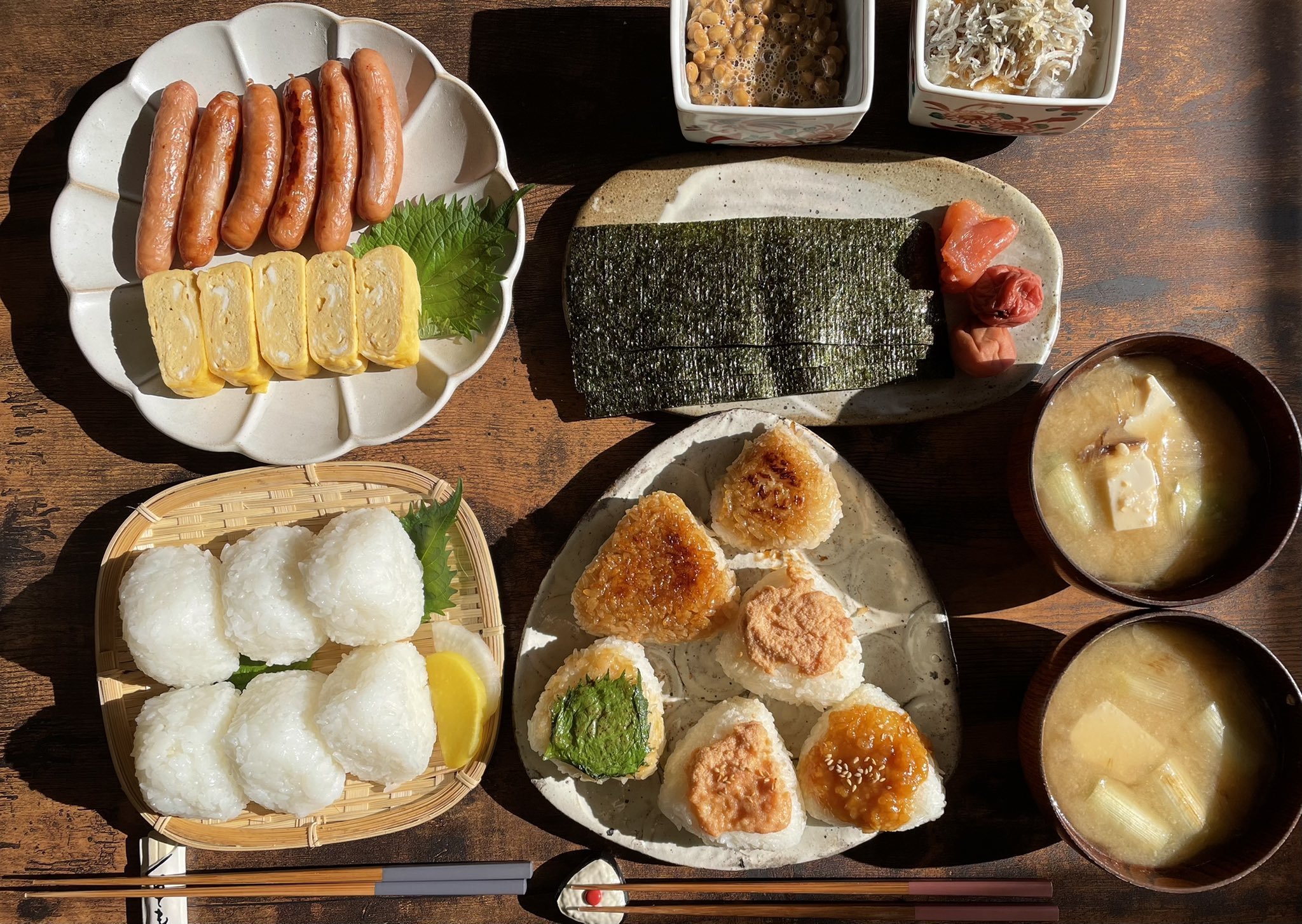 白米最高すぎんか?? 「おにぎり会」の様子を見たら「私もやらなきゃ