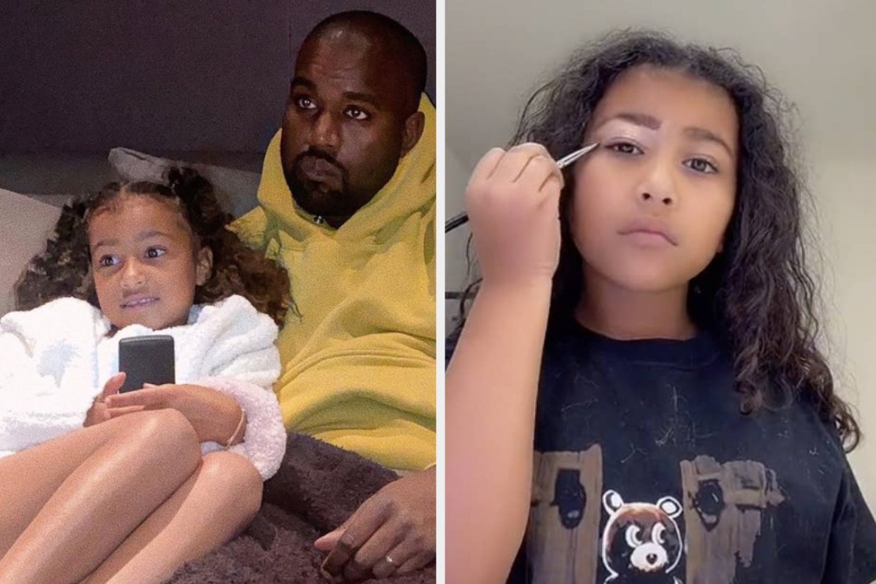 Kanye West Accused Kim Kardashian Of “Trying To Antagonize” Him By Letting 8-Year-Old North West Wear Lipstick On TikTok Without His Permission Days After Saying She's Playing "Games” With Their Kids