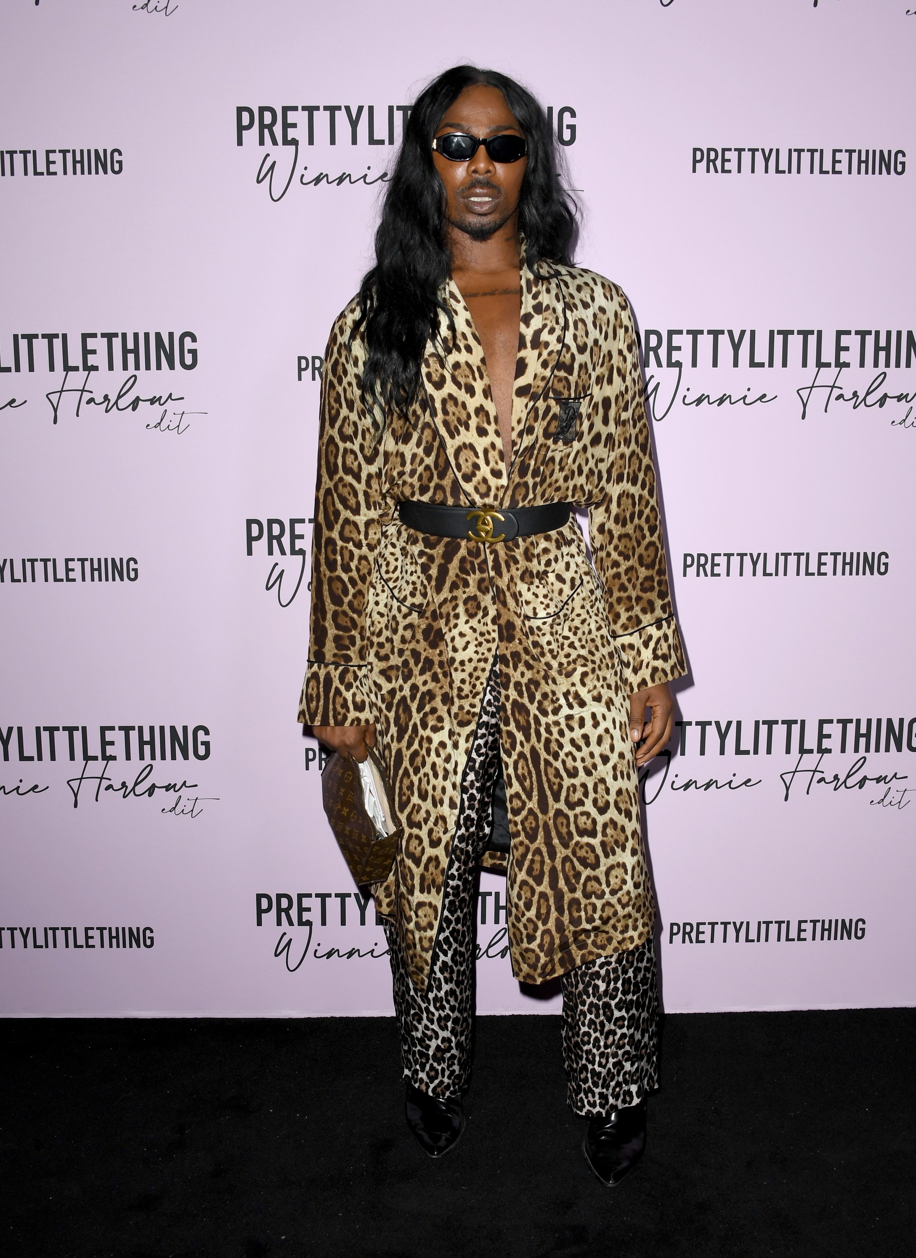 E.J. King attends the PLT x Winnie Harlow Event hosted by PrettyLittleThing at La Mesa Lounge and Restaurant