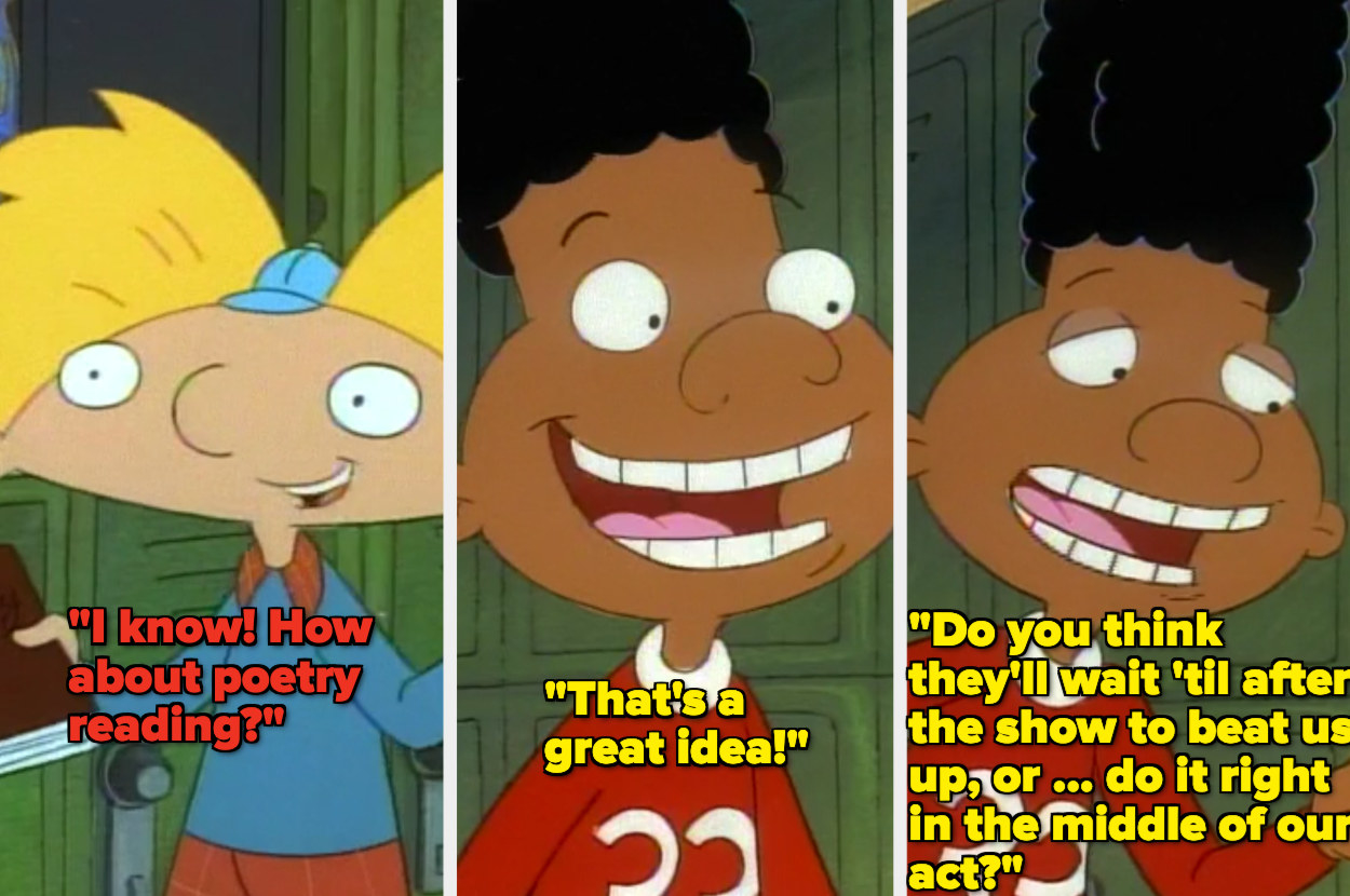 Gerald shuts down Arnold&#x27;s idea to do some poetry reading for their school talent show