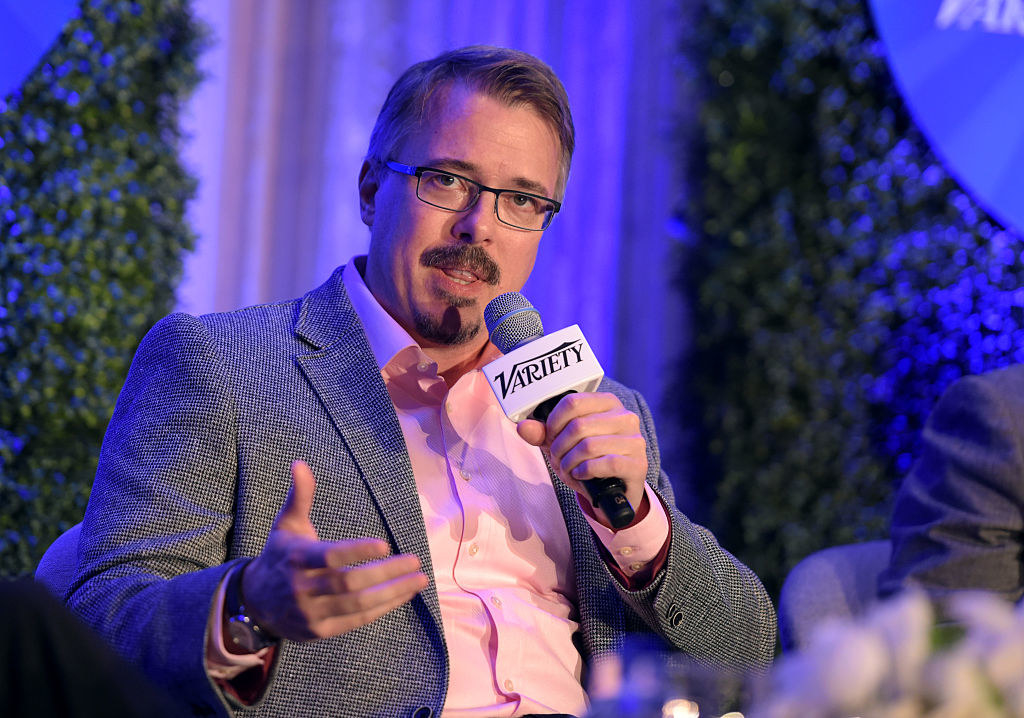Vince Gilligan speaking on a Variety panel