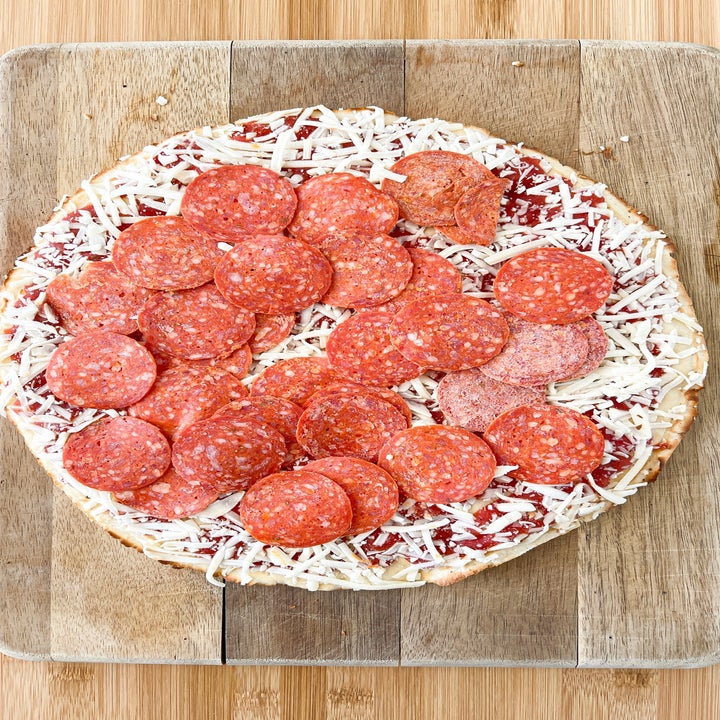 Uncooked Tony's pizza