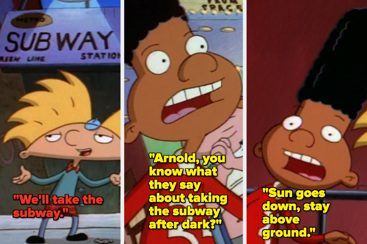 Gerald warns Arnold that they shouldn&#x27;t take subway since it&#x27;s after dark