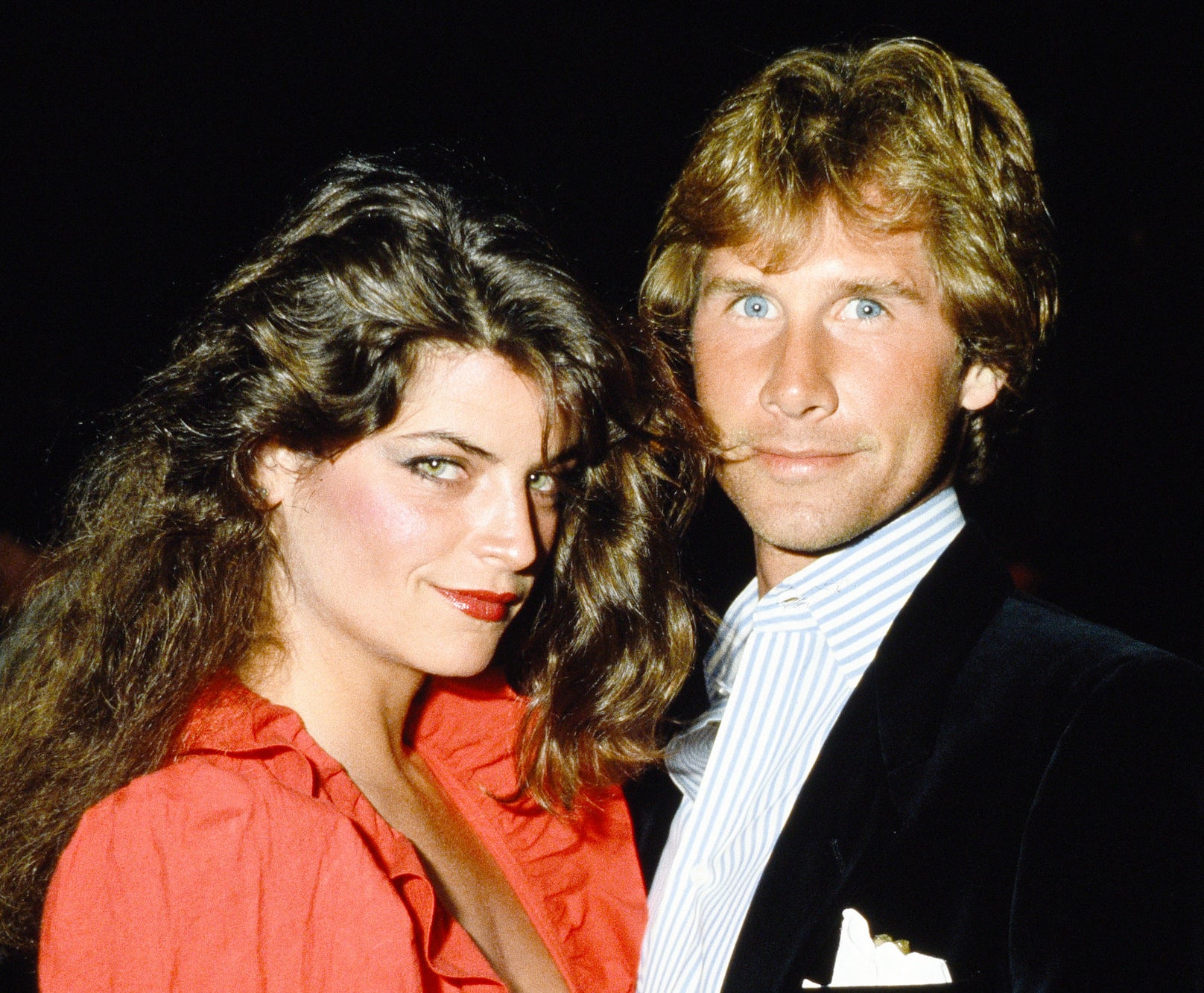 Kirstie Alley and Parker Stevenson posing together
