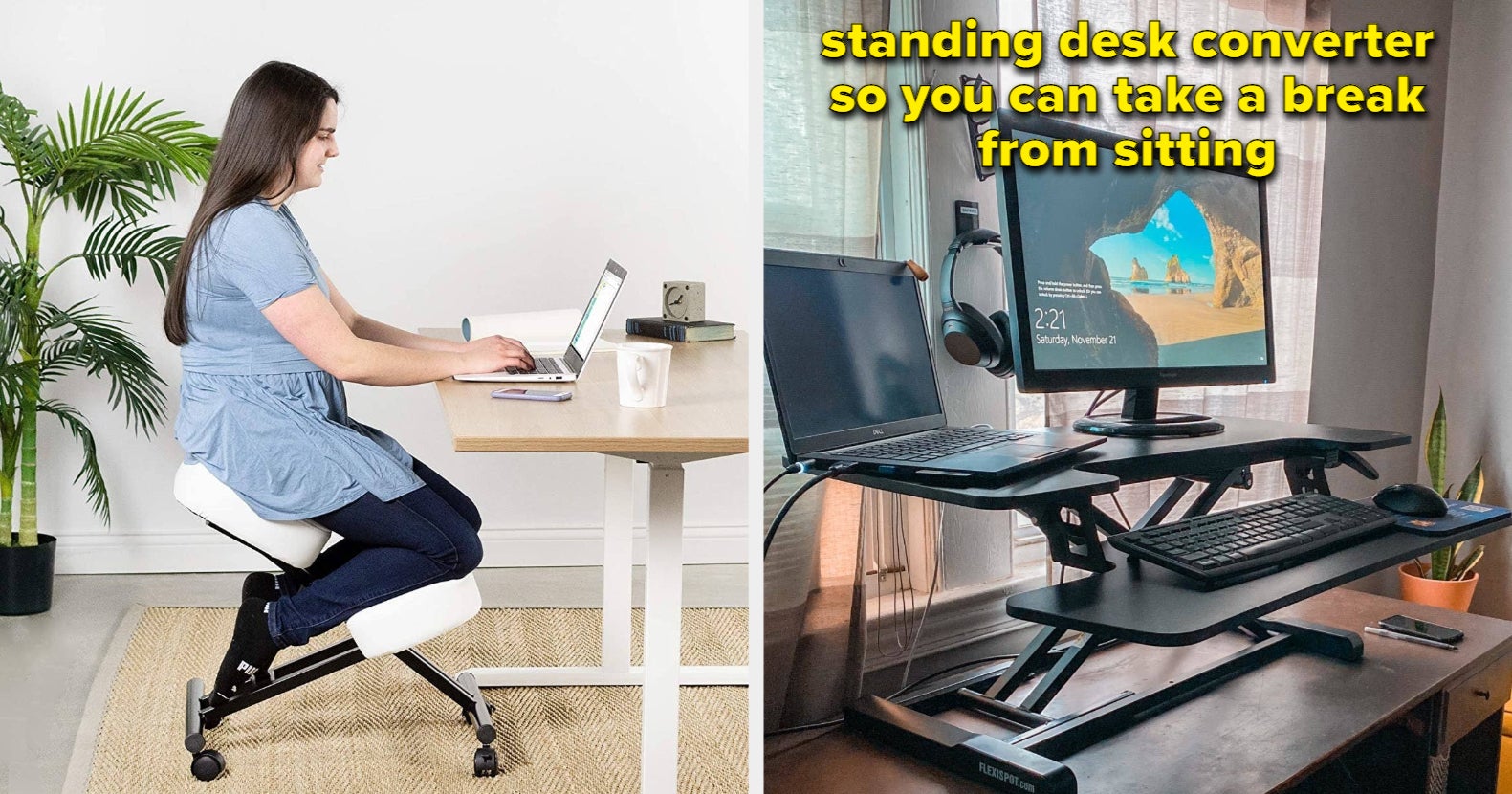 Best chair for back pain: Yoga Ball vs Kneeling Chair vs Standing Desk vs  Herman Miller Aeron 