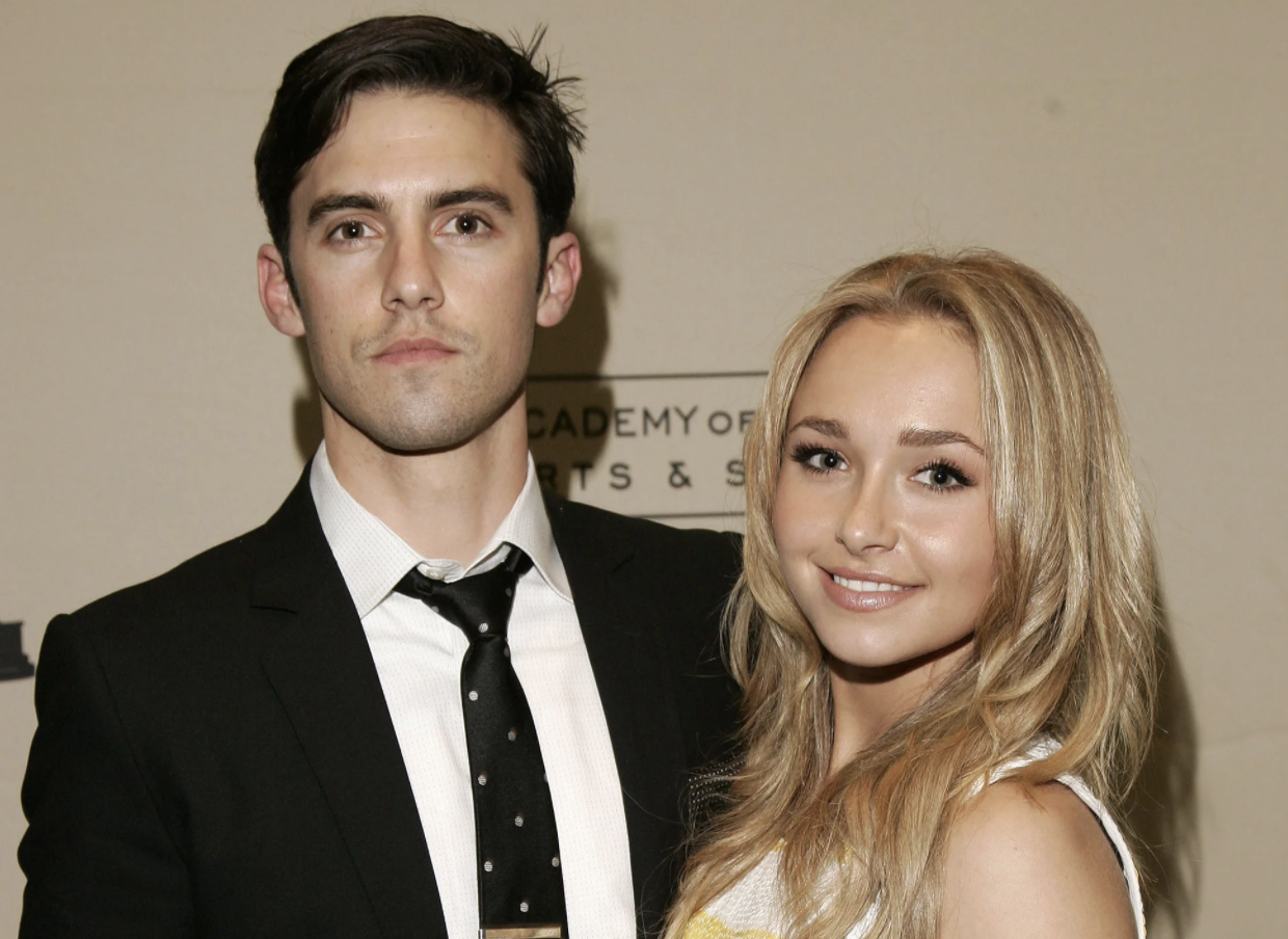 Milo Ventimiglia and Hayden Panettiere smiling together