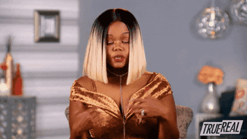 GIF from little women: atlanta of monie saying no matter what happen we gon&#x27; face it together