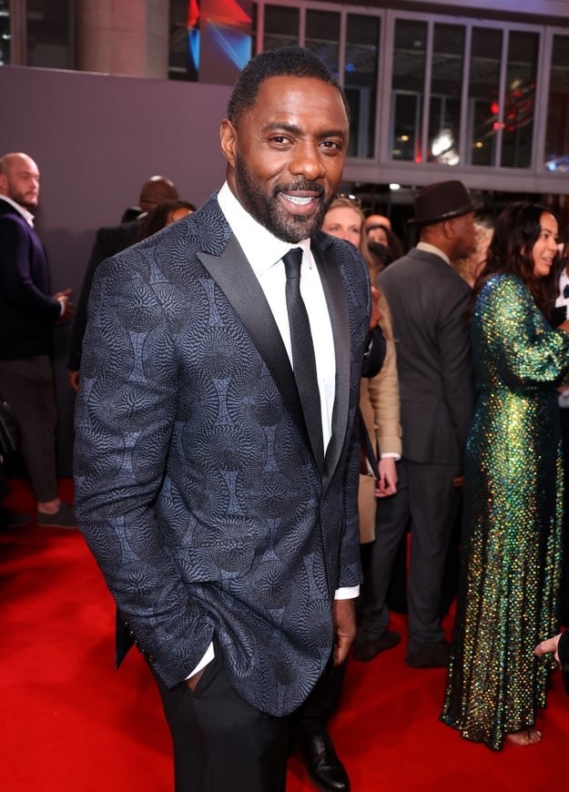 Idris Elba attends &quot;The Harder They Fall&quot; World Premiere during the 65th BFI London Film Festival