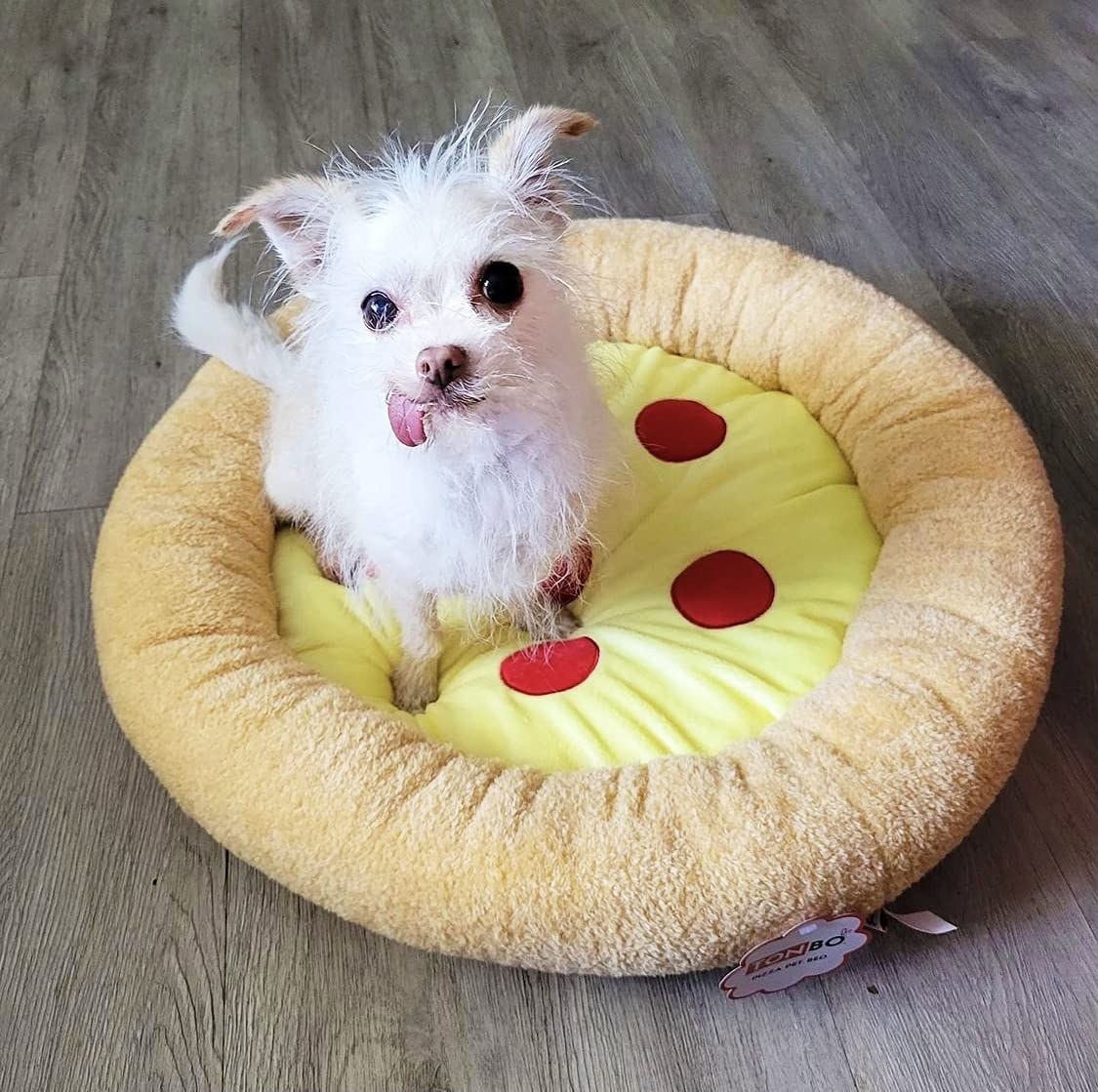 pepperoni pizza pet bed