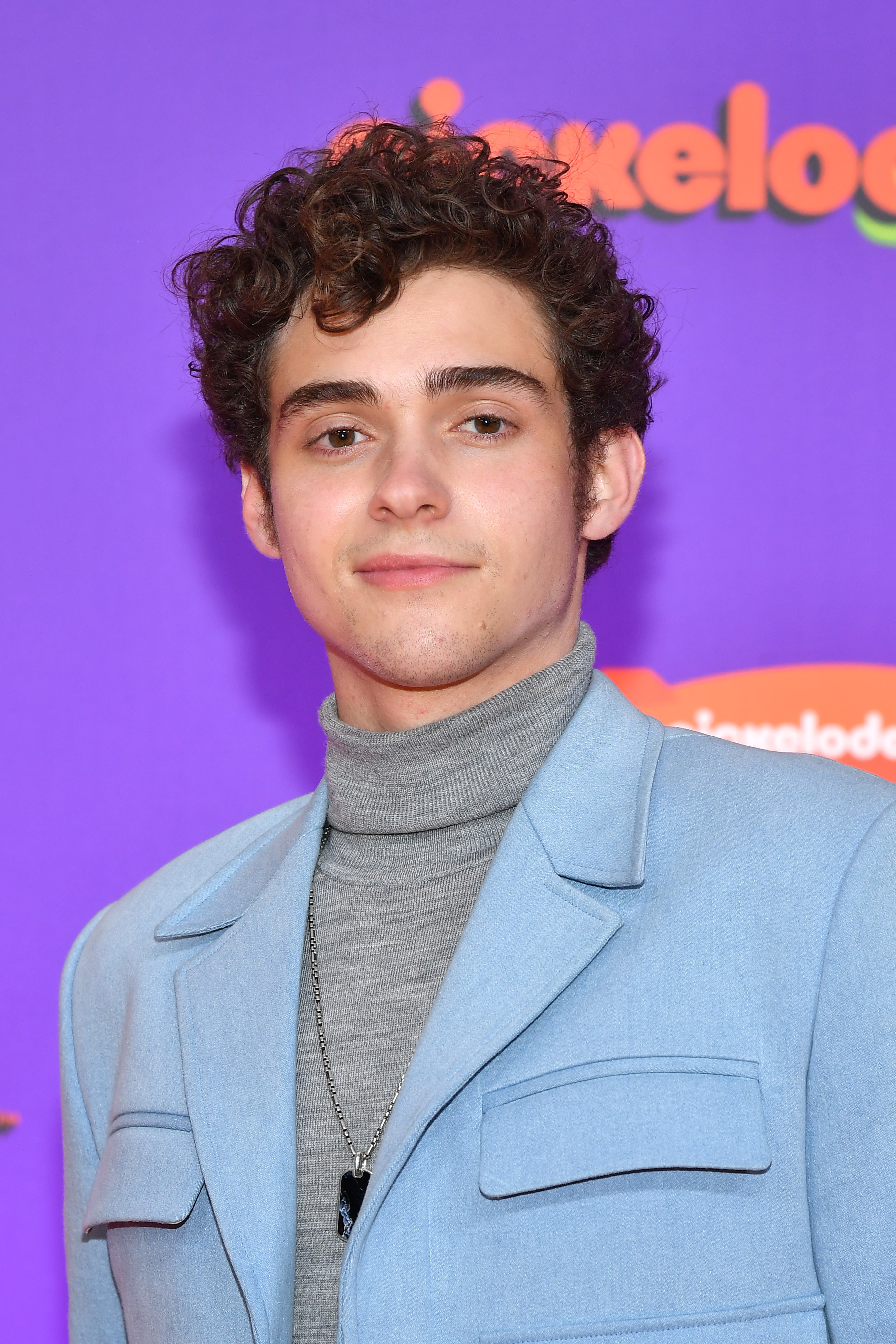 Joshua Bassett poses at the Nickelodeon&#x27;s Kids&#x27; Choice Awards on March 13, 2021