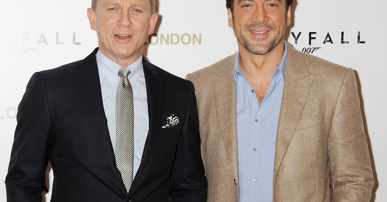 Javier Bardem Popped Out Of A Cake For Daniel Craig’s Birthday