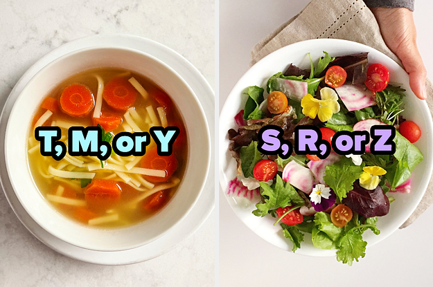 Spend The Entire Day Eating Soups And Salads To Unlock Your Soulmate's First Initial