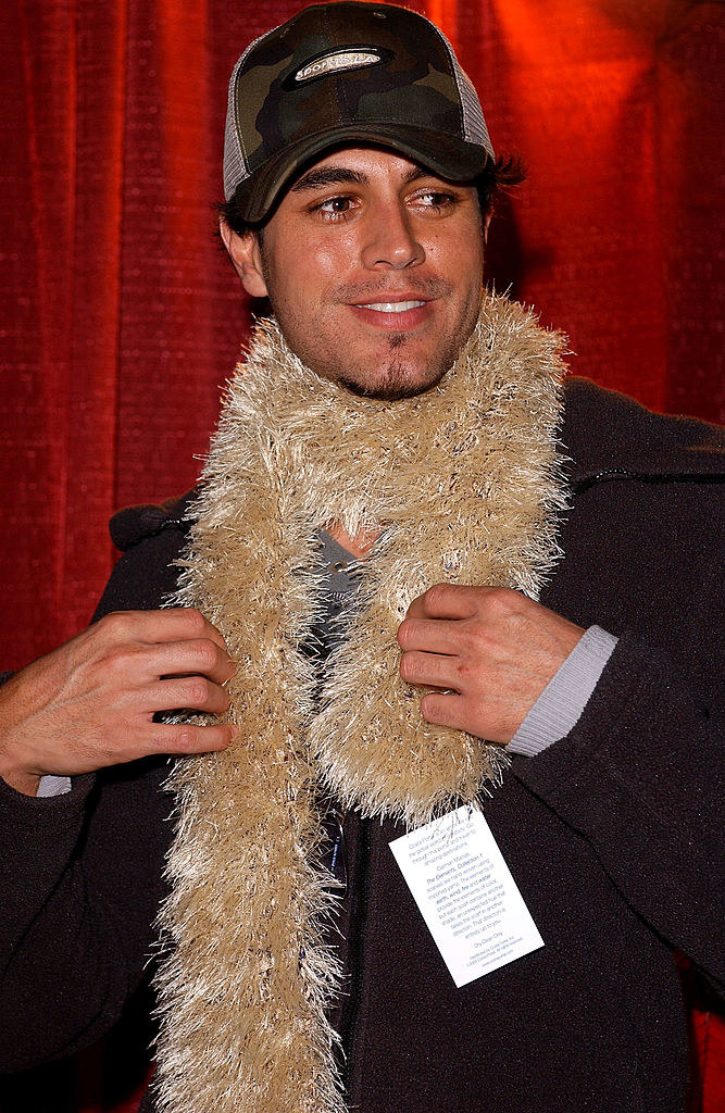 enrique and his fuzzy lil scarf