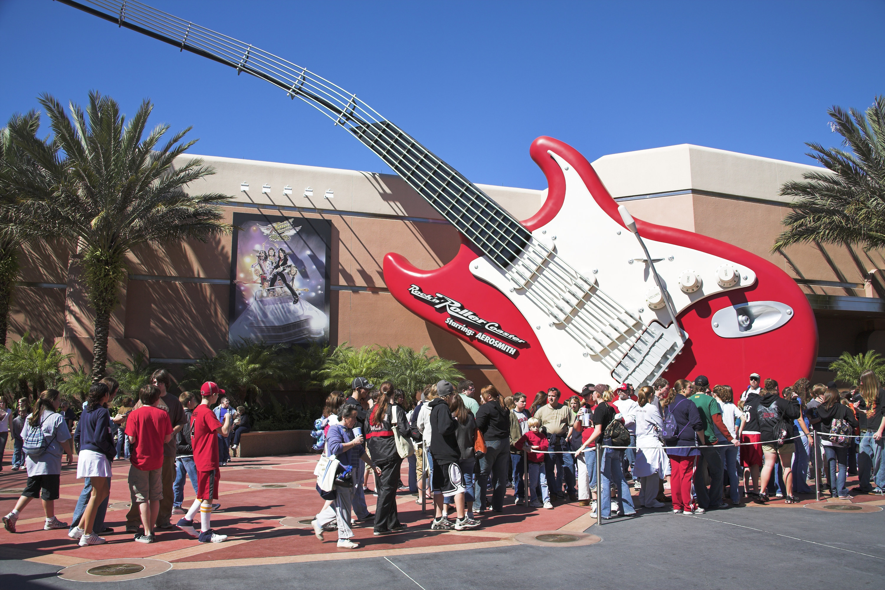 The Rock &#x27;n&#x27; Roller Coaster Starring Aerosmith building at Hollywood Studios