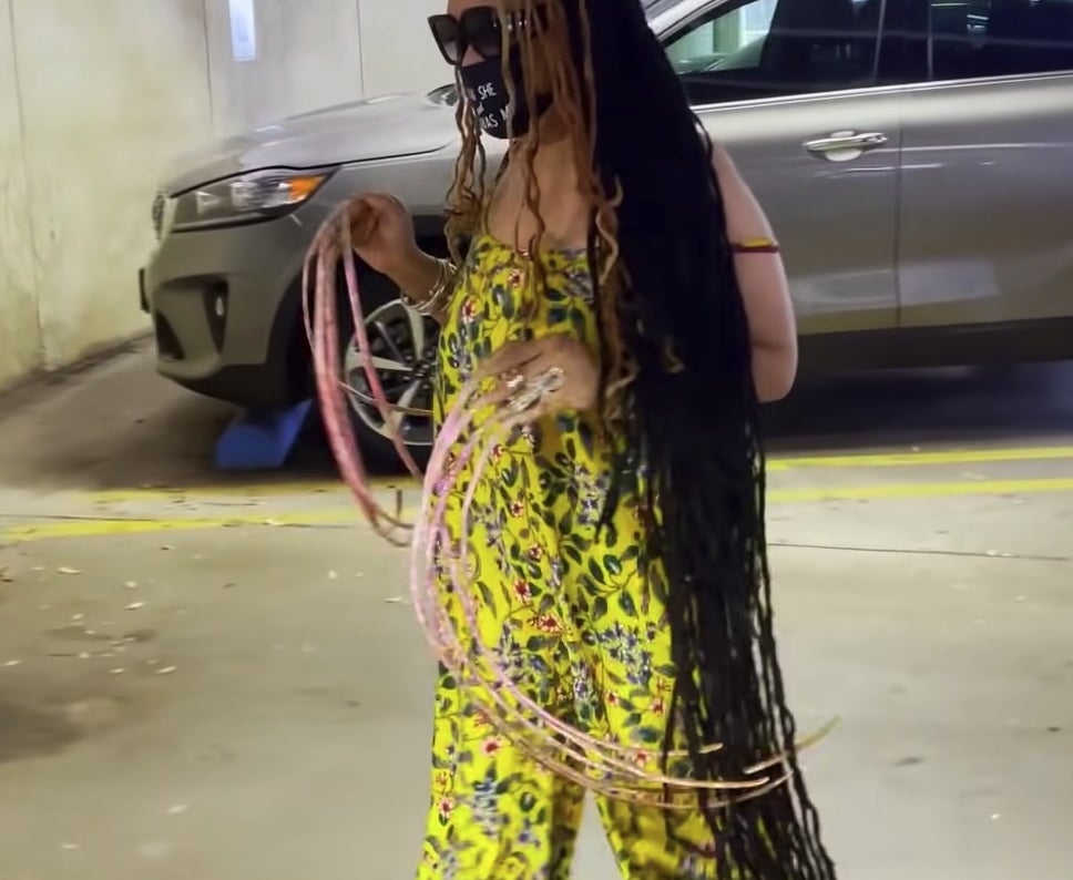 Ayanna Williams with the world&#x27;s longest fingernails