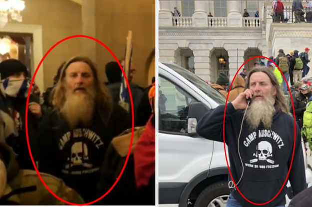 The Man Who Wore A “Camp Auschwitz” Sweatshirt During The Jan. 6 Insurrection Pleaded Guilty