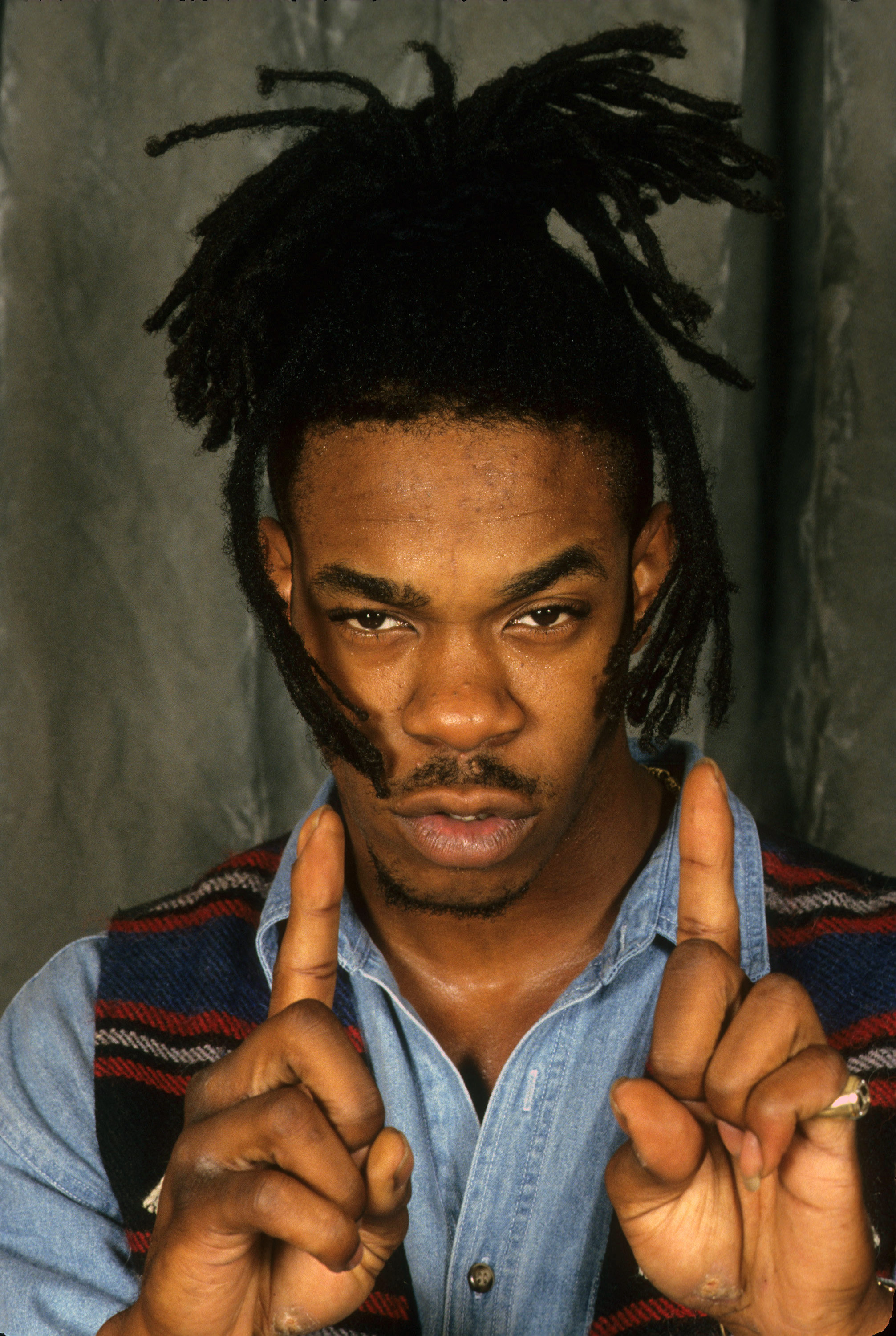 Busta Rhymes portrait from 1993&#x27;s &quot;Snapped&quot;