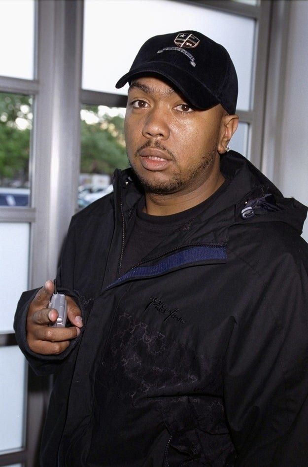 Timbaland at a listening party