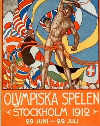 Poster for the 1912 Olympics