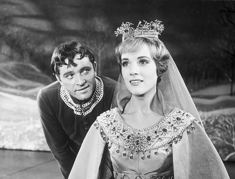 Richard Burton and Julie Andrews in Camelot