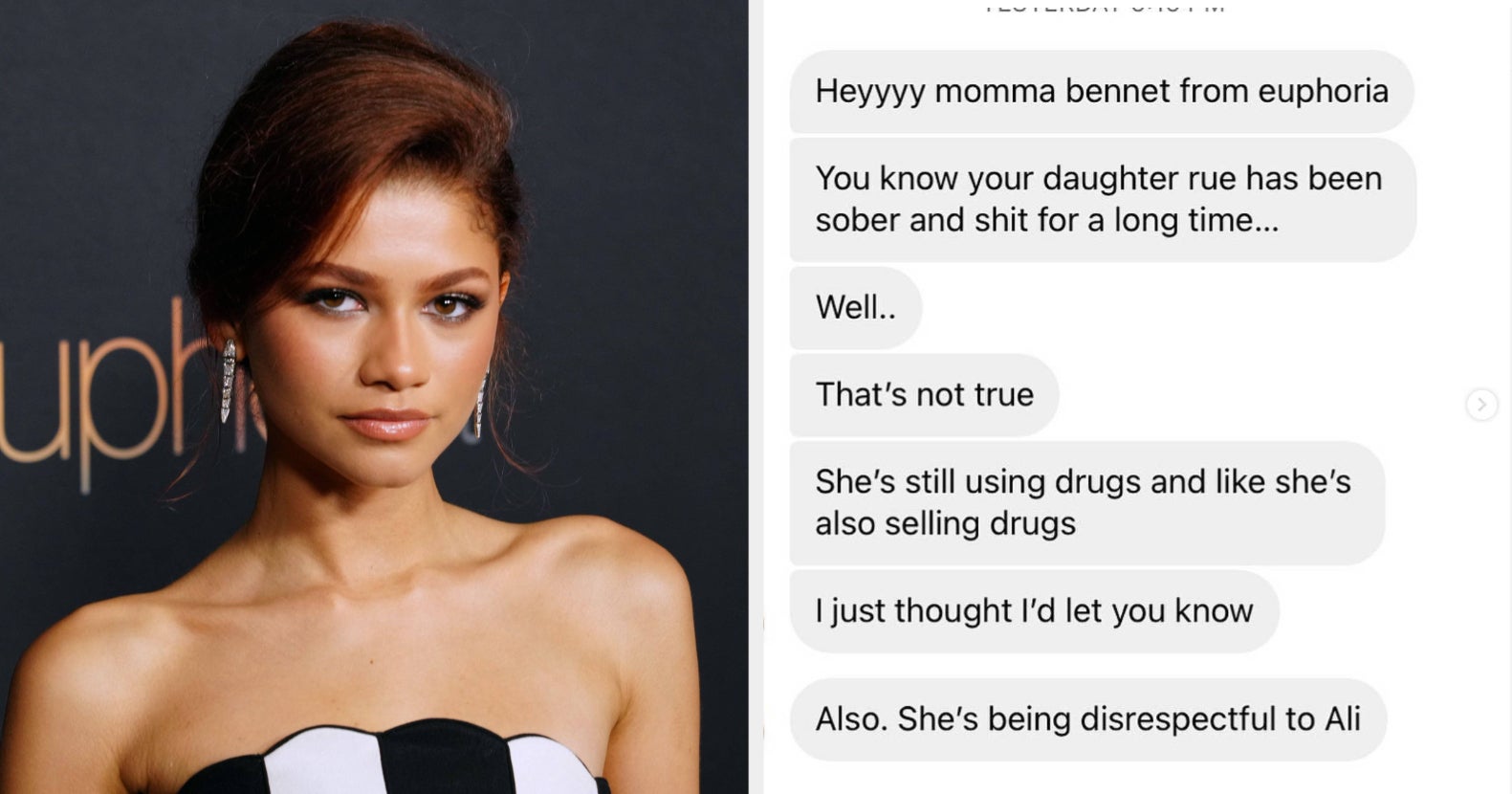 "Euphoria" Fans Keep Snitching On Rue To The Actor Who Plays Her Mom, And The DMs Are Hilariously Unhinged