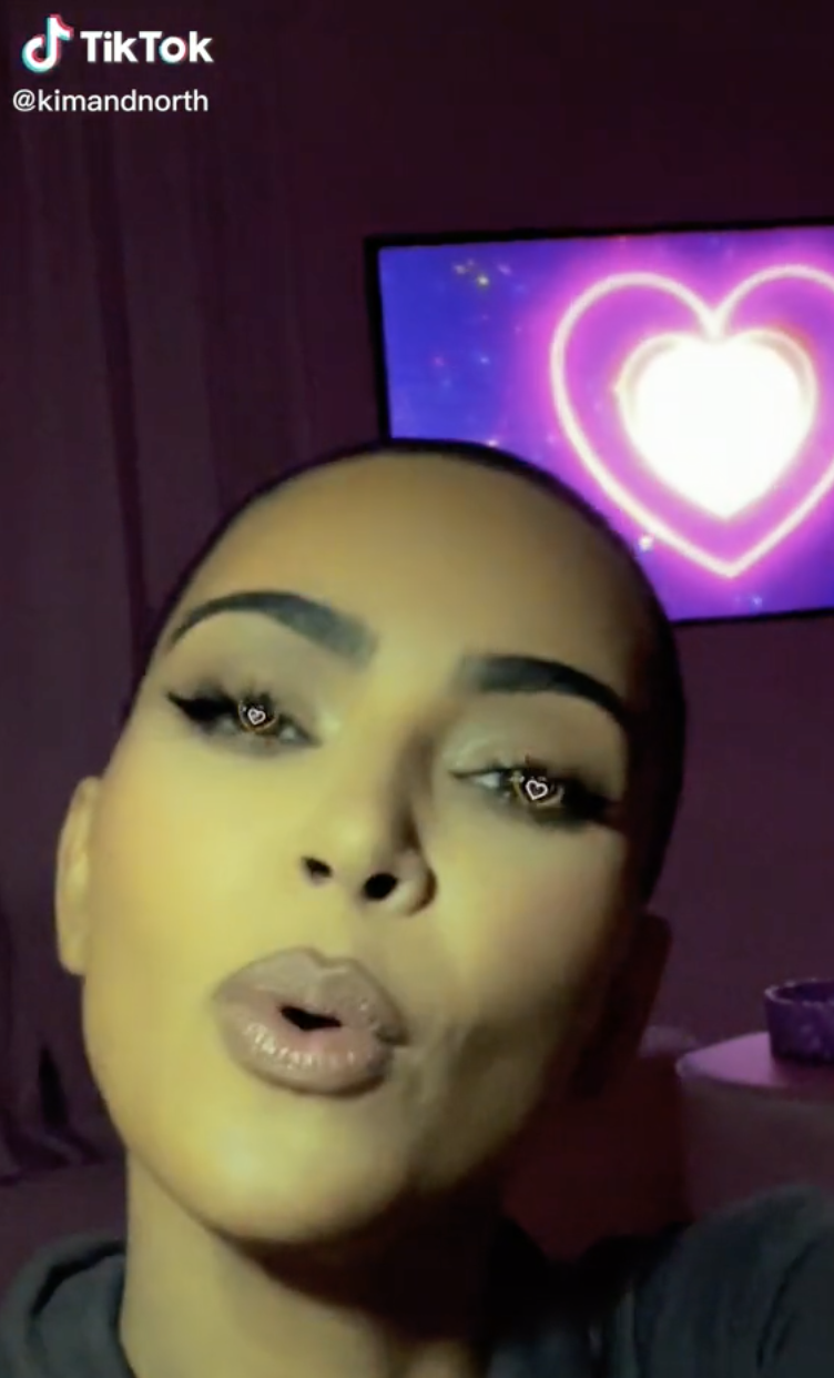 Kim Kardashian Shared A New Tiktok With North West Days After Kanye West Said The Posts 