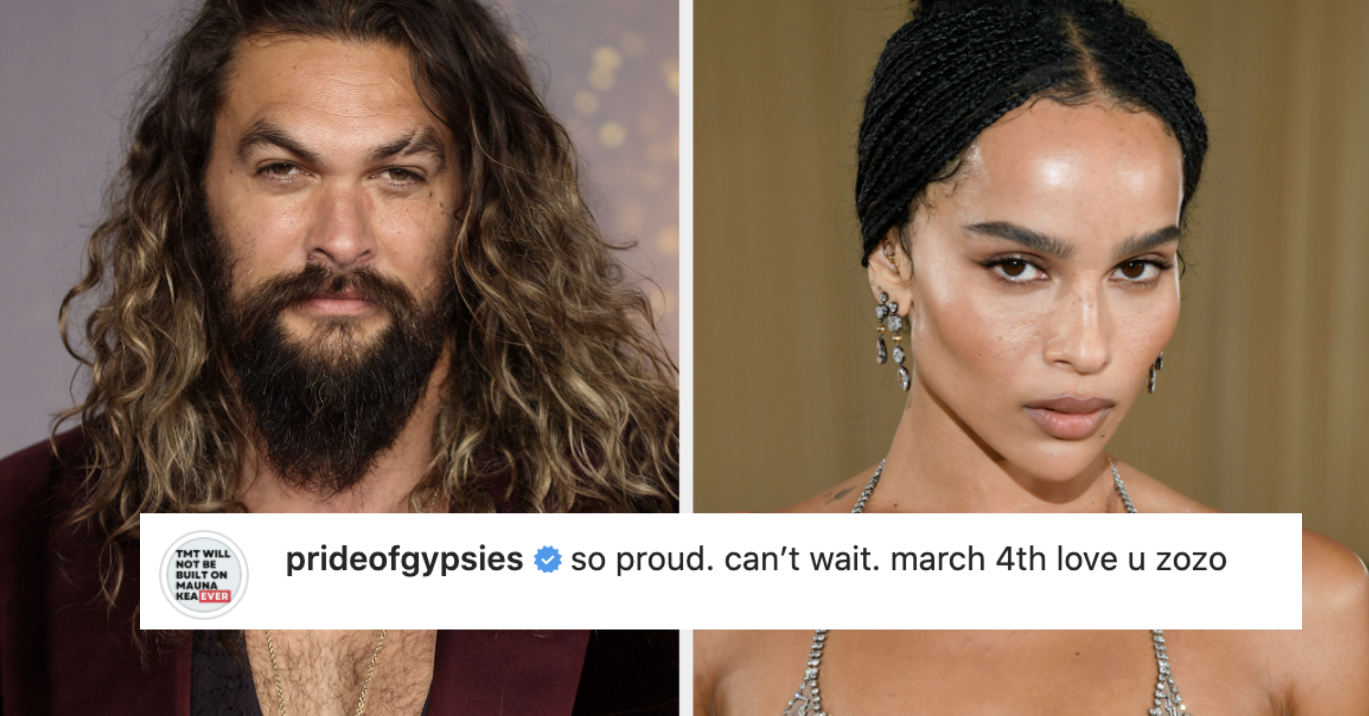 Jason Momoa And Zoë Kravitz Had A Cute Instagram Exchange, Two Weeks After Jason And Lisa Bonet Announced Their Split