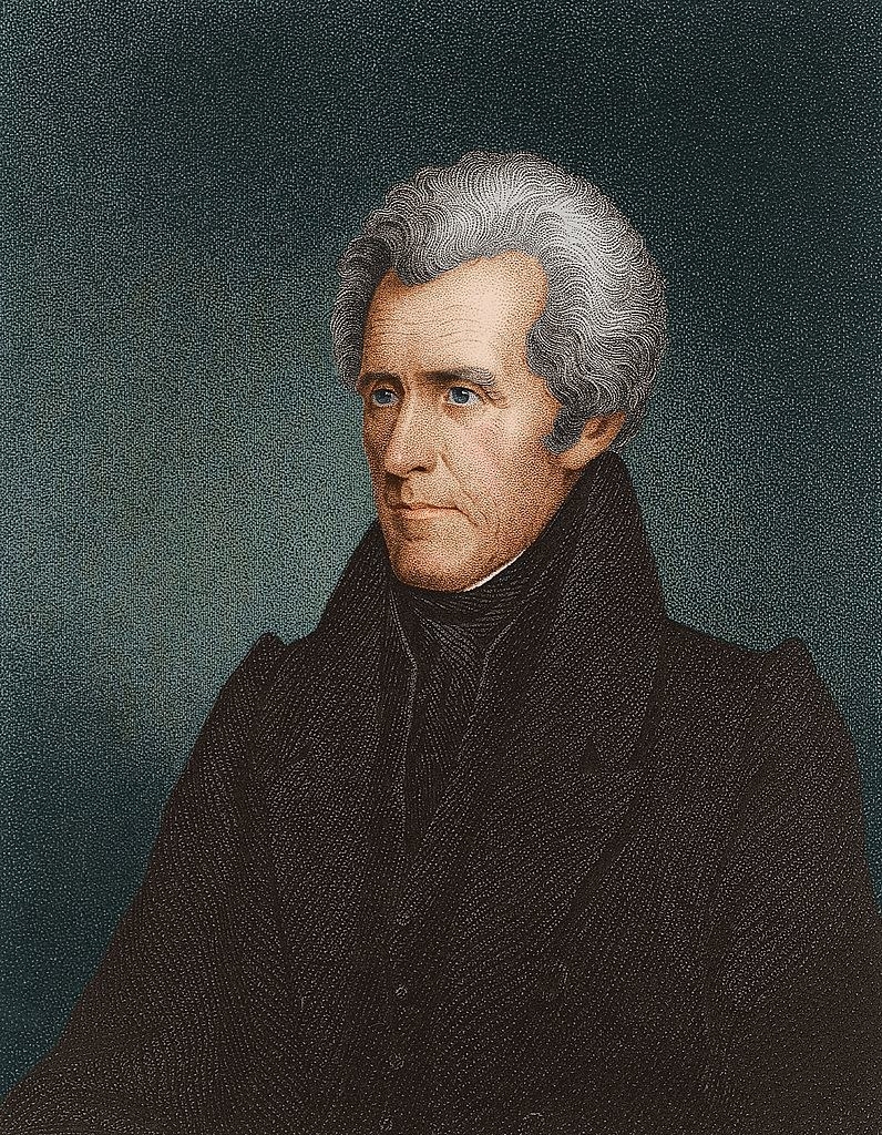 A portrait of Andrew Jackson