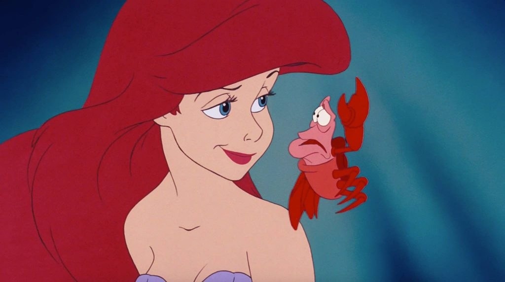 Sebastian with Ariel