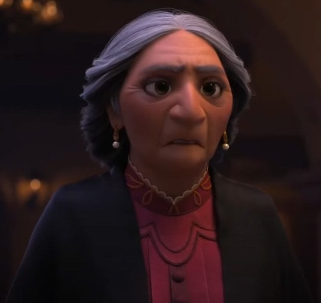 Abuela Alma about to speak to Mirabel