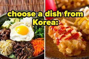 choose a dish from korea