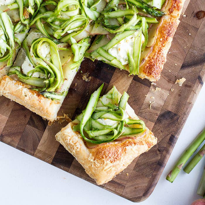 Asparagus tart