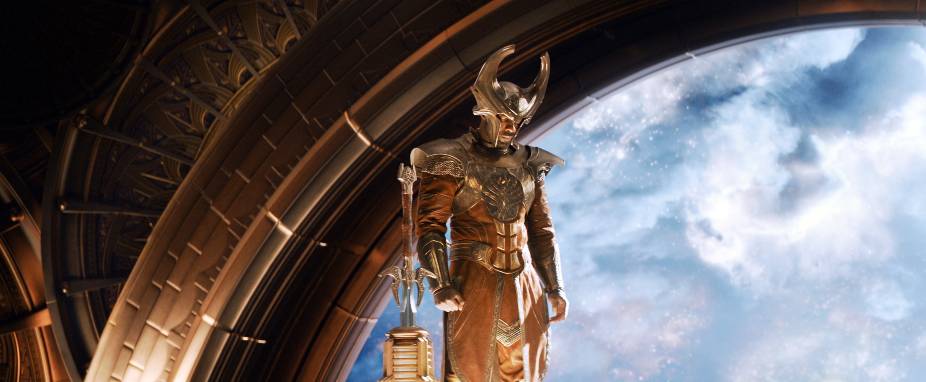 Heimdall opens the Bifrost
