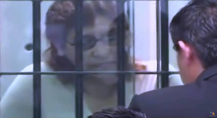 Juana behind bars