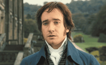 Mr. Darcy looking forlorn