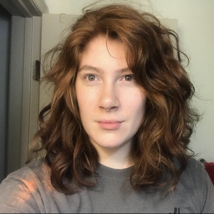 reviewer photo showing their curls after using the product
