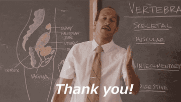 Keegan-Michael Key as Mr. Garvey holds up his hand and says &quot;Thank you!&quot; in &quot;Key and Peele&quot;