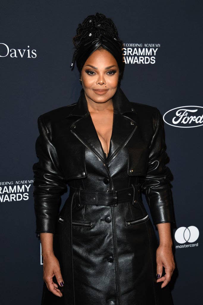 Janet at the pre Grammys