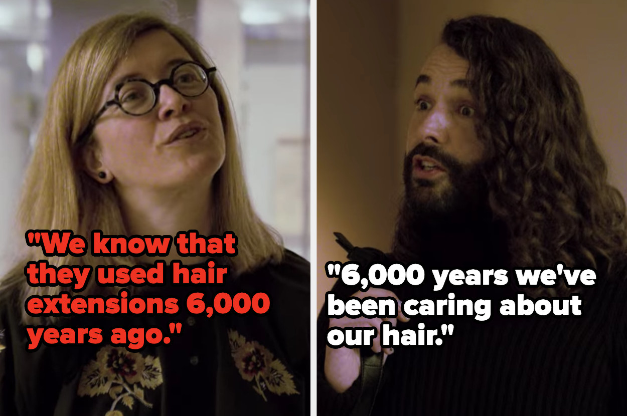 Aude Semat reveals to Jonathan that Ancient Egyptians used hair extensions 6,000 years ago