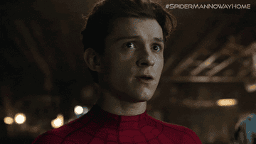 Peter Parker saying, &quot;yeah me too&quot;