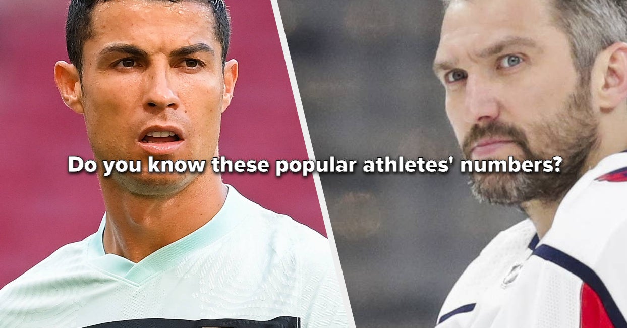 I Bet You Can't Guess The Number Of All These Popular Athletes