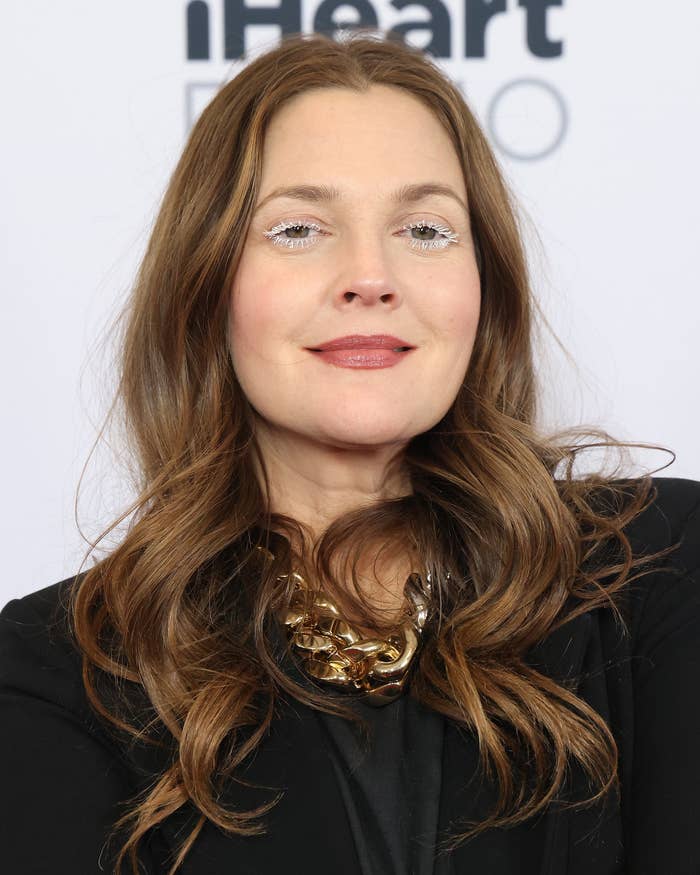 Barrymore smiles at an event