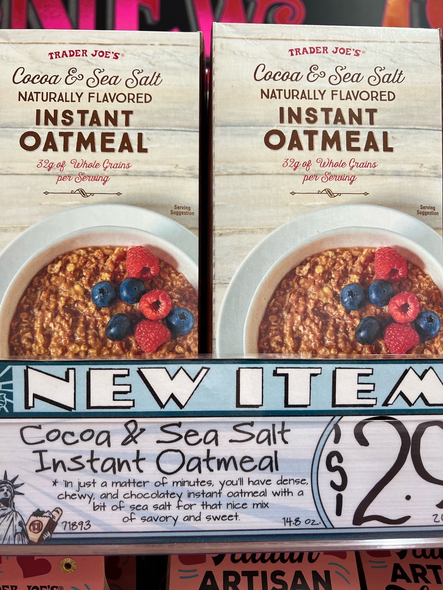 Cocoa &amp;amp; Sea Salt Instant Oatmeal