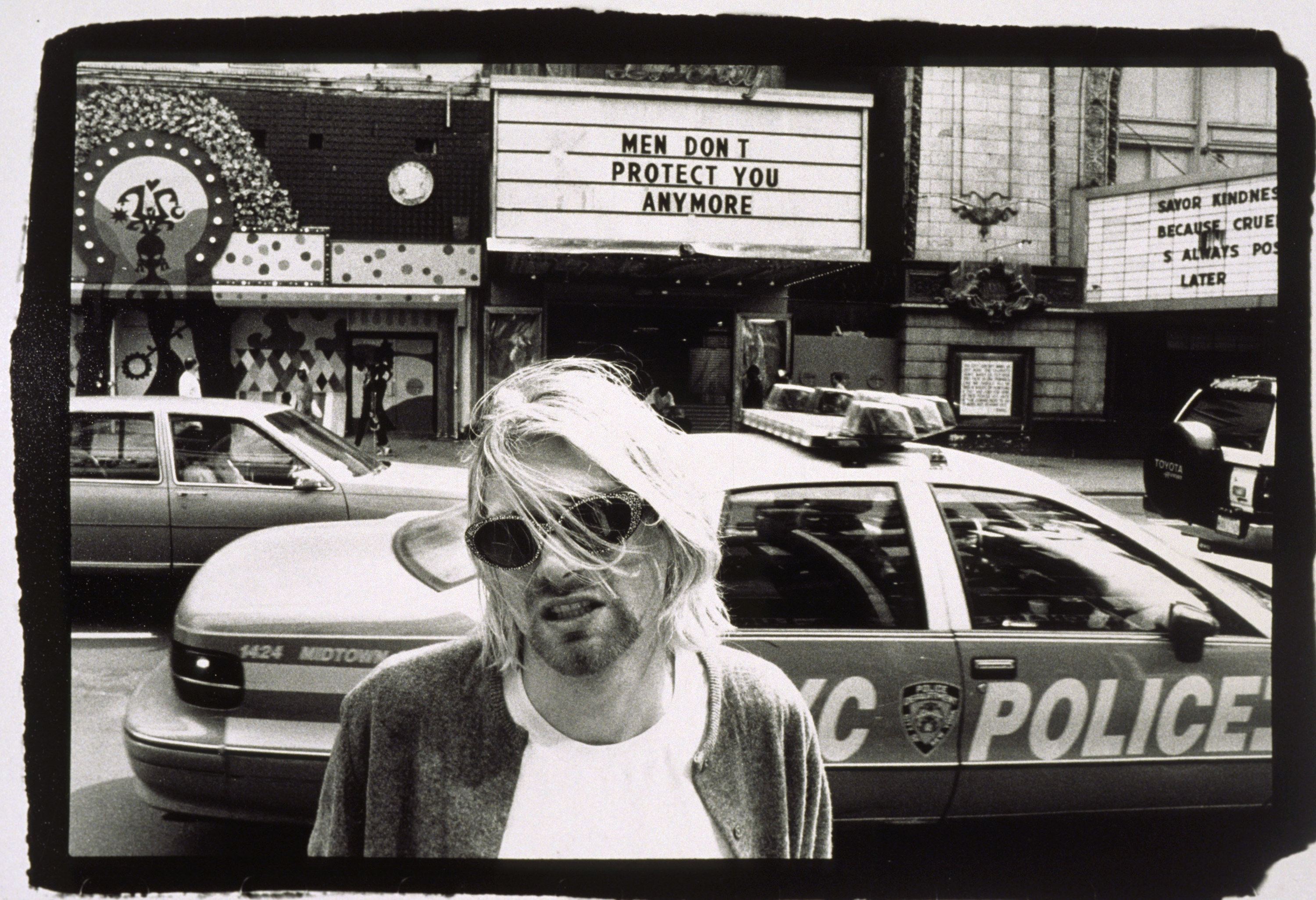 Kurt Cobain of Nirvana men dont protect