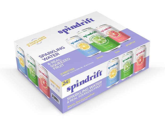 A box of Spindrift